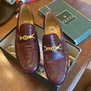 Gucci Burgundy Loafers